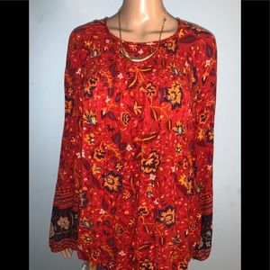 Red long sleeve